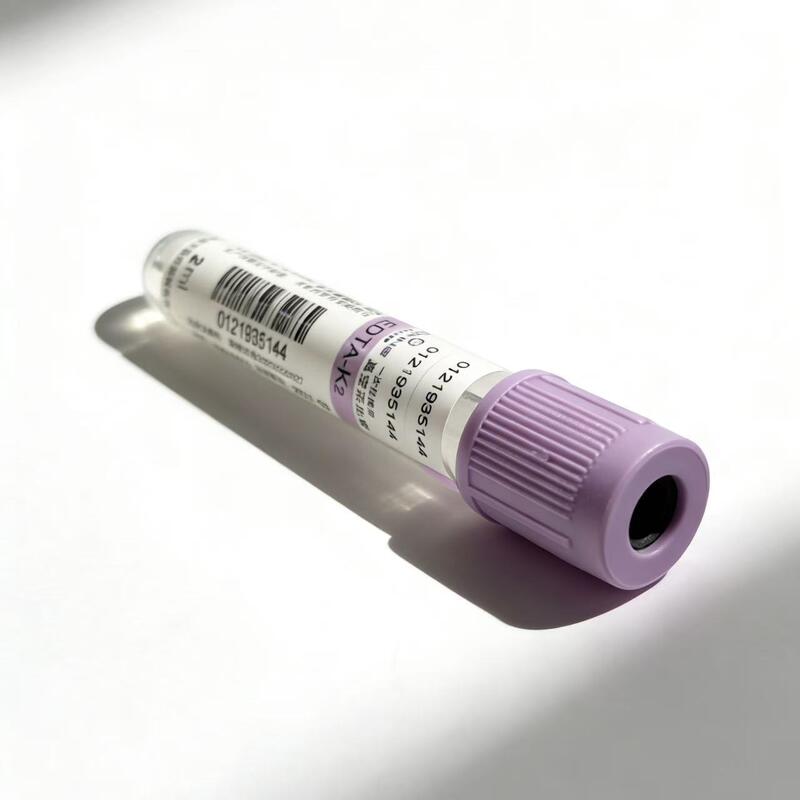 Lavender Top EDTA Tubes with Push-Down Closure: Enhanced Safety for High-Volume Collections