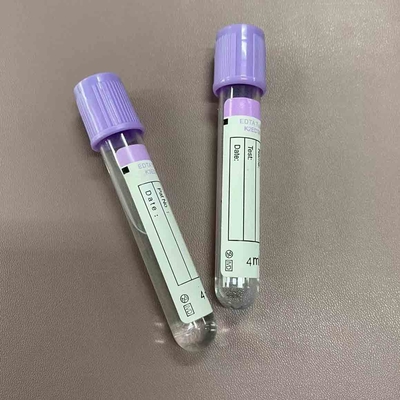 紫色の帽子1ml - 10mlが付いている真空の血のコレクションのエチレンジアミン四酢酸の管