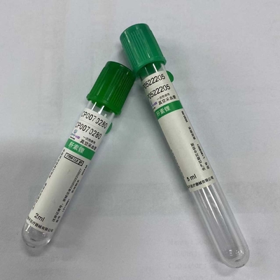 緑の帽子のヘパリンの管の真空の血のコレクション1ml - 10ml