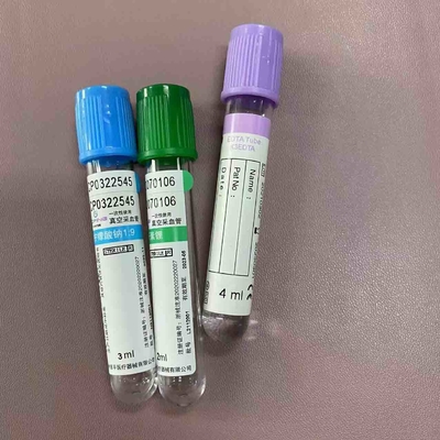 青い上ナトリウム クエン酸塩の管血しょうガラス プラスチック1.8ml - 8ml