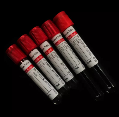 ペット血塊の活性剤のレッド トップのセリウムISO 13485のガラス真空の血塊の活性剤の平野の管