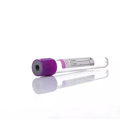 vacuum blood colletion tube使い捨て可能なペット ガラス エチレンジアミン四酢酸の血のコレクションの管1-10mlはサイズをカスタマイズした