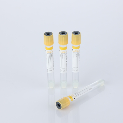 安全な医療用真空血液採取管 1 - 10ml 黄色い上部付きゲル管