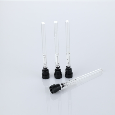黒 8x120mm 1.28ml ガラス真空ESRチューブ 塩酸ナトリウムによる血液採集