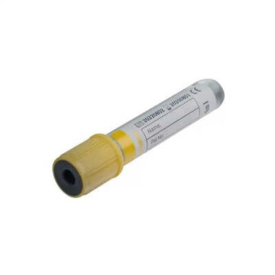 6ml ゲルと血栓活性化管 黄色 トップ真空吸血管