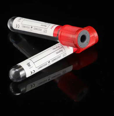 医療用品 13*75mm 4ml 赤血採集管 黄色キャップ色と血栓アクティベーター