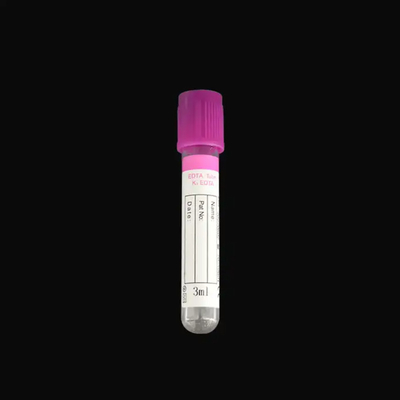 医療用品 血液サンプル採取管 EDTA 滅菌 使い捨てガラス PET 血液の真空試験管