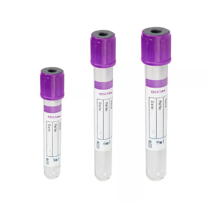 EDTA K2 K3 真空血液採集管 PETプラスチックEDTAチューブ