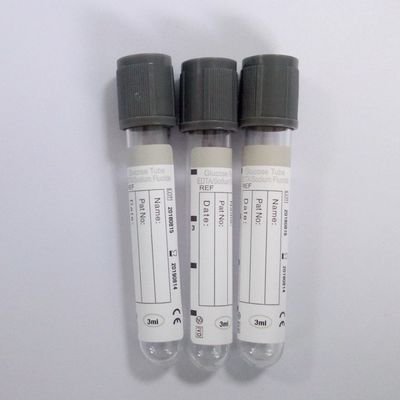 灰色フッ化ナトリウム（EDTA/ヘパリンナトリウム）13*75mm2,3,4ml真空採血管、血糖値測定用