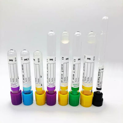 1-10ml PETとガラスの使い捨ての真空採血管,カスタムラベルが利用可能